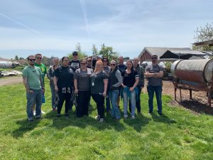 Hawes Day of caring community out reach event